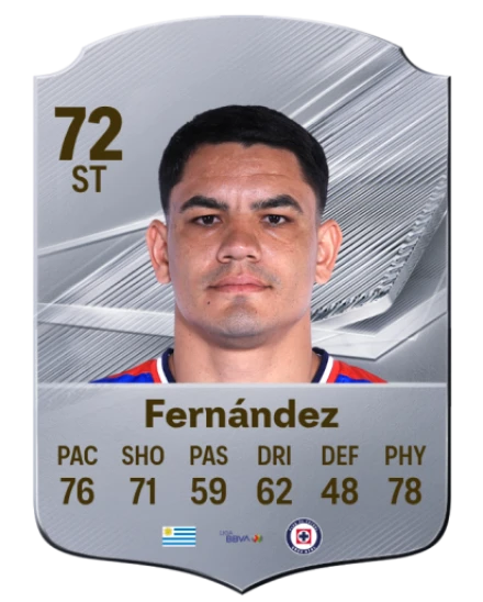 Fernández 72 Silver ST FC 27 card