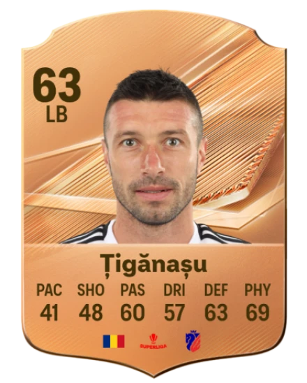 Țigănașu 63 Bronze LB FC 27 card