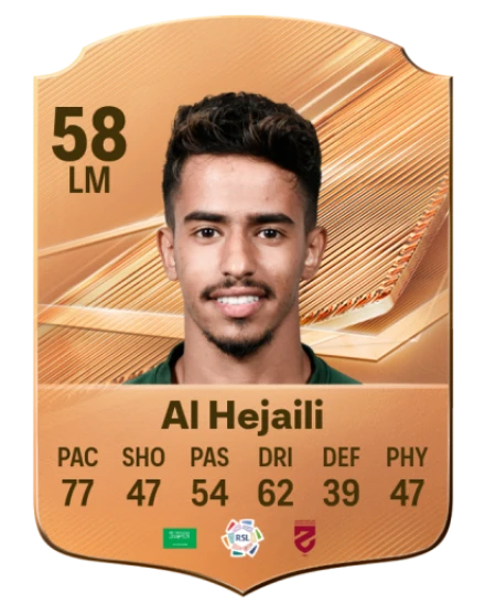 Al Hejaili 58 Common LM FC 26 card