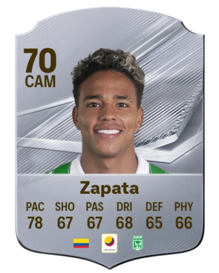 Zapata 70 Silver CAM FC 27 card