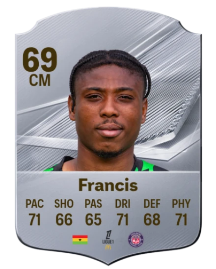 Francis 69 Silver CM FC 27 card