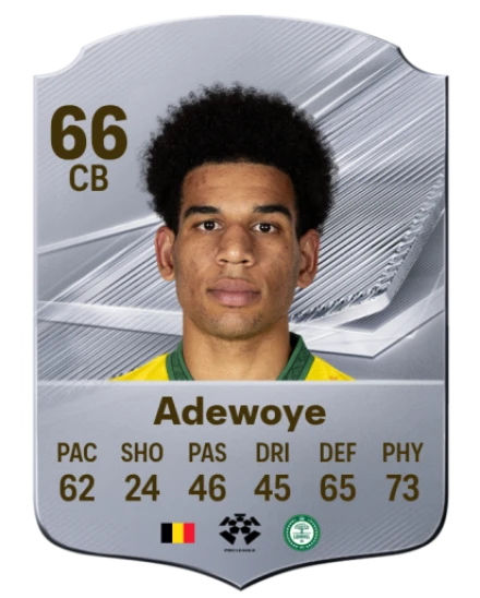 Adewoye 66 Common CB FC 26 card