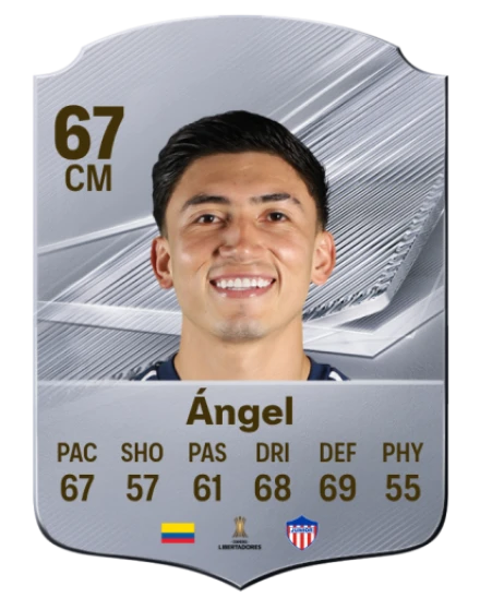 Ángel 67 Silver CM FC 27 card