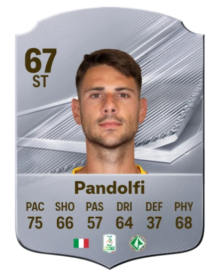 Pandolfi 67 Silver ST FC 27 card