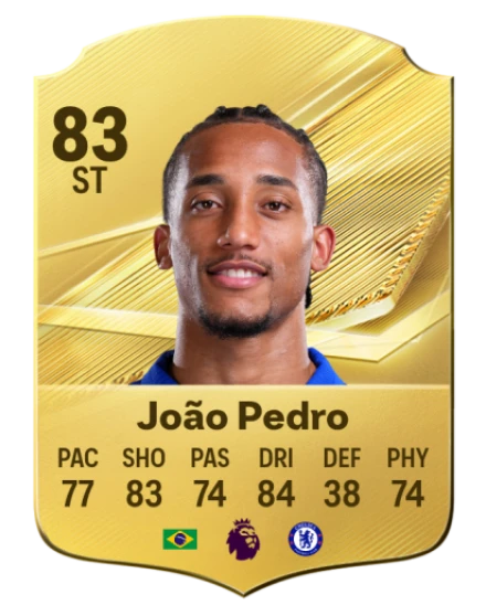 João Pedro 83 Common ST FC 26 card