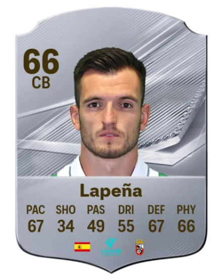 Lapeña 66 Silver CB FC 27 card