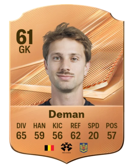 Deman 61 Bronze GK FC 27 card