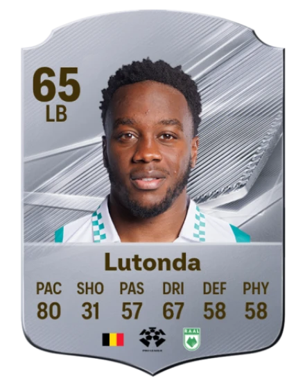 Lutonda 65 Silver LB FC 27 card