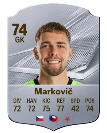 Markovič 74 Common GK FC 26 card