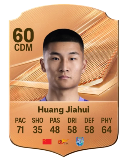 Huang Jiahui 60 Common CDM FC 26 card