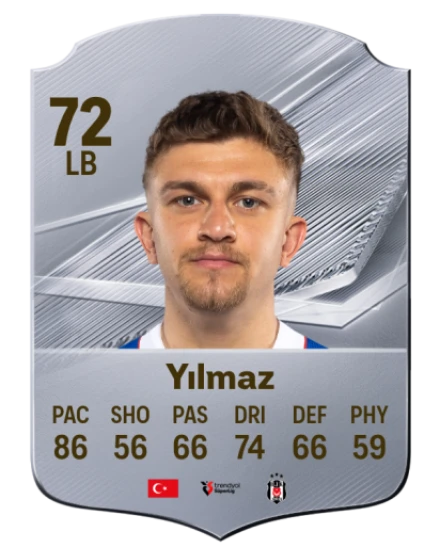 Yılmaz 72 Silver LB FC 27 card