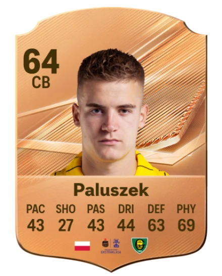 Paluszek 64 Bronze CB FC 27 card