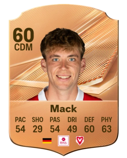 Mack 60 Bronze CDM FC 27 card