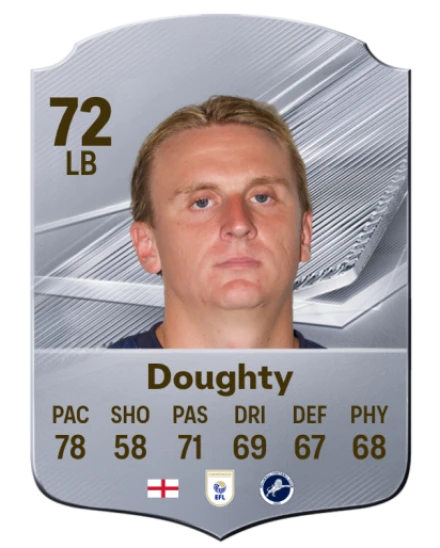 Doughty 72 Common LB FC 26 card