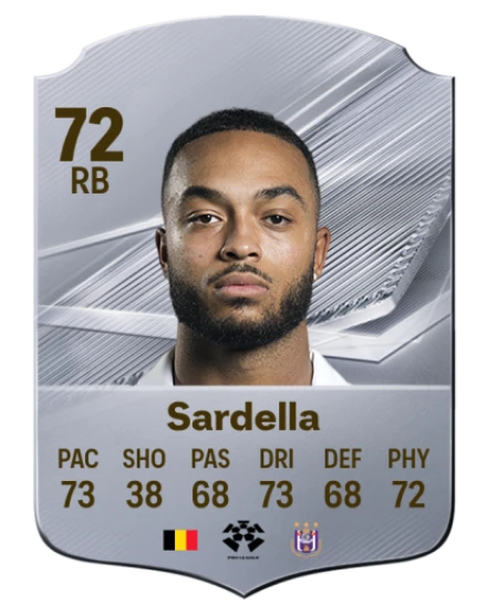 Sardella 72 Common RB FC 26 card