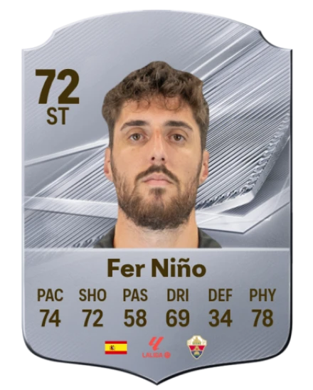 Fer Niño 72 Common ST FC 26 card