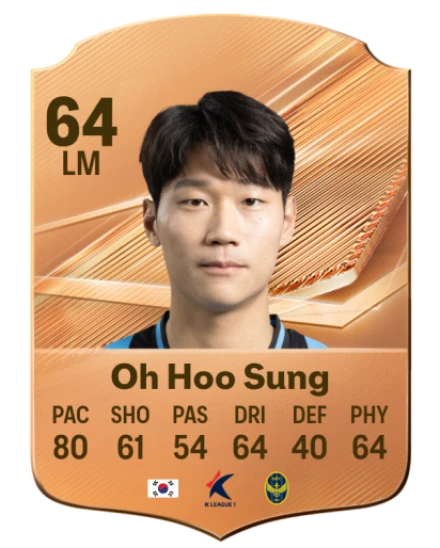 Oh Hoo Sung 64 Common LM FC 26 card