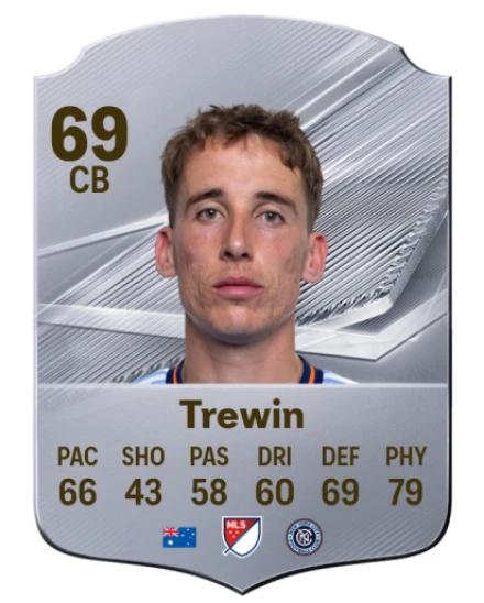 Trewin 69 Silver CB FC 27 card