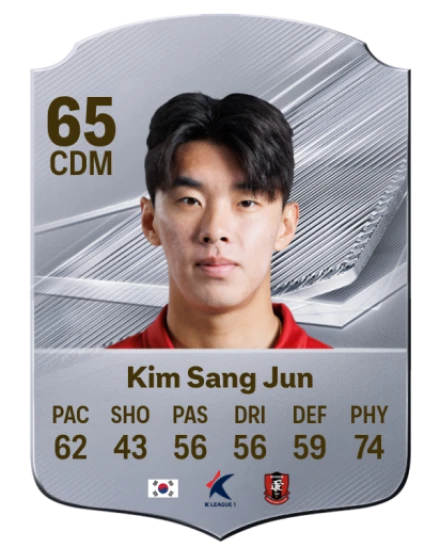 Kim Sang Jun 65 Common CDM FC 26 card