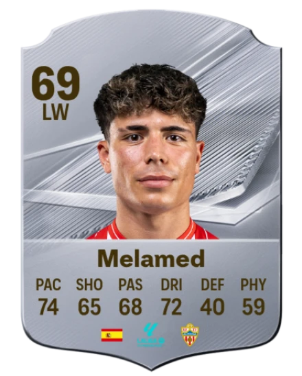Melamed 69 Silver LW FC 27 card