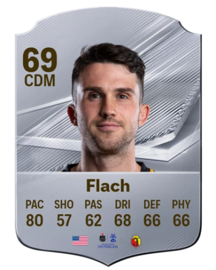 Flach 69 Rare CDM FC 26 card