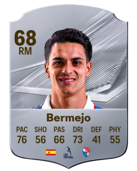 Bermejo 68 Common RM FC 26 card