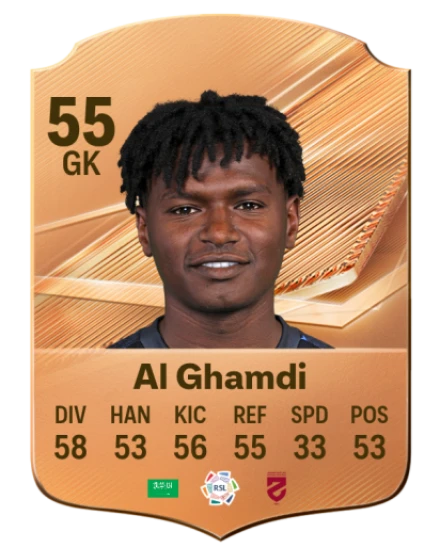 Al Ghamdi 55 Bronze GK FC 27 card
