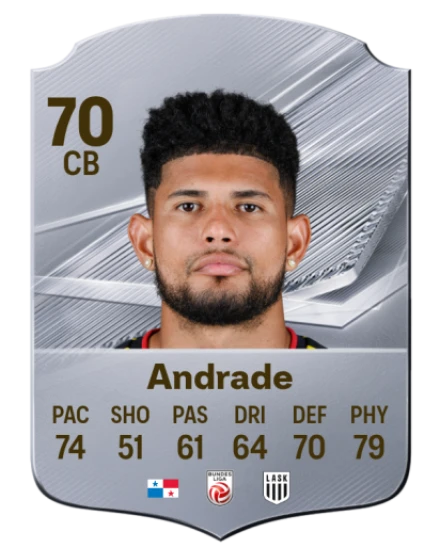 Andrade 70 Common CB FC 26 card