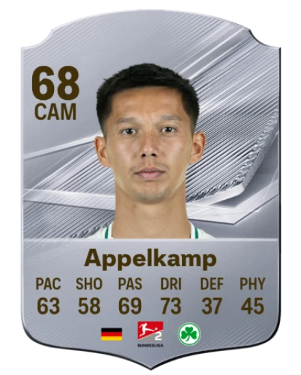 Appelkamp 68 Common CAM FC 26 card