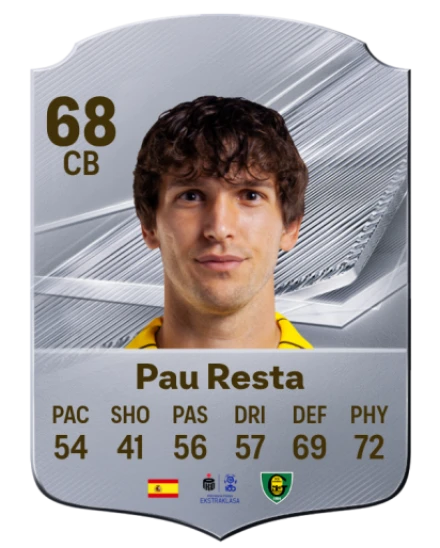 Pau Resta 68 Common CB FC 26 card