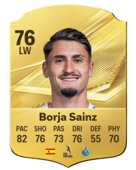 Borja Sainz 76 Common LW FC 26 card