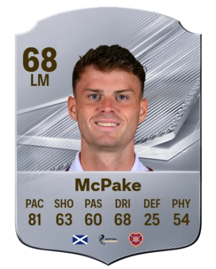 McPake 68 Common LM FC 26 card