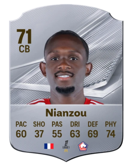Nianzou 71 Silver CB FC 27 card