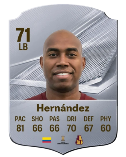 Hernández 71 Common LB FC 26 card