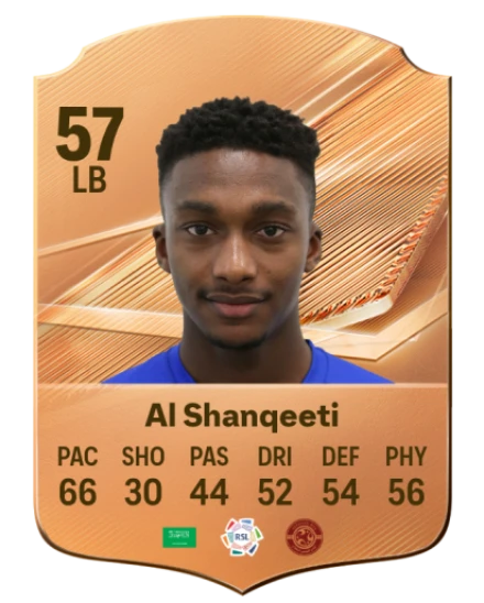 Al Shanqeeti 57 Bronze LB FC 27 card