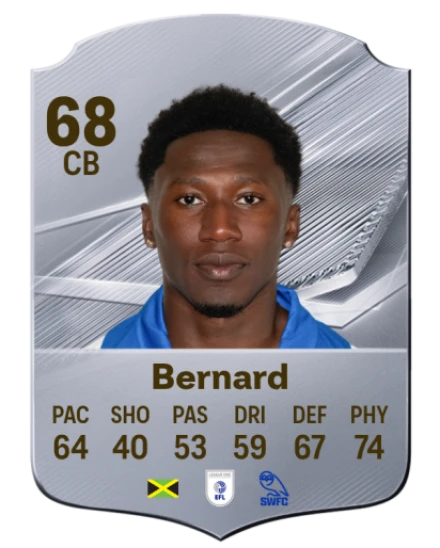 Bernard 68 Silver CB FC 27 card