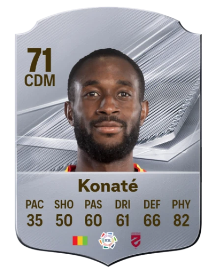 Konaté 71 Common CDM FC 26 card