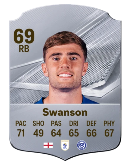 Swanson 69 Common RB FC 26 card