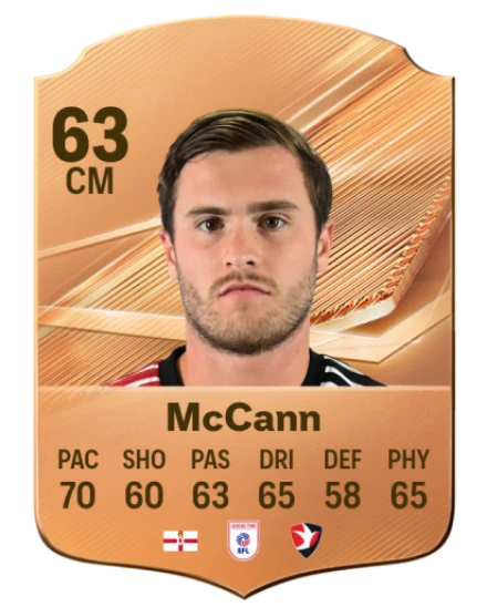 McCann 63 Common CM FC 26 card