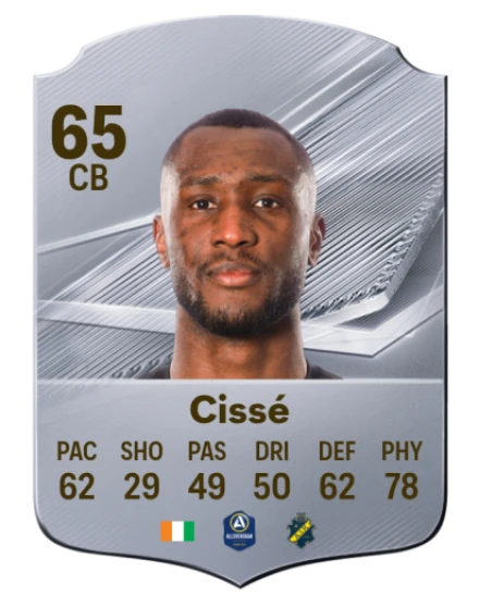 Cissé 65 Common CB FC 26 card