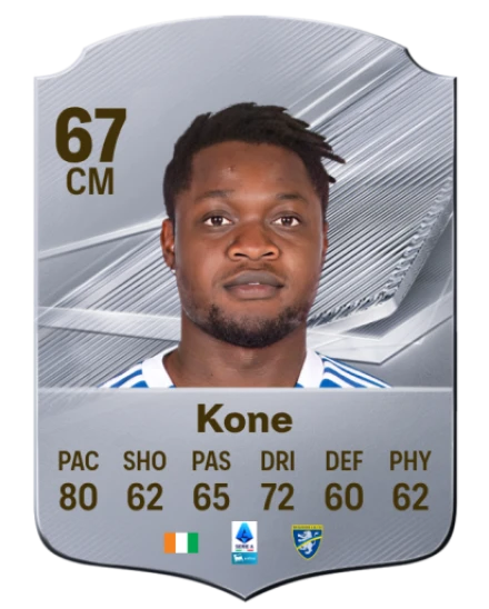 Kone 67 Silver CM FC 27 card