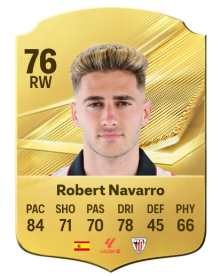 Robert Navarro 76 Common RW FC 26 card