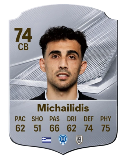 Michailidis 74 Common CB FC 26 card