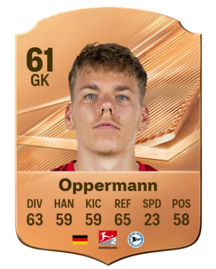 Oppermann 61 Bronze GK FC 27 card