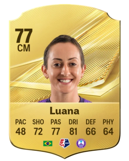 Luana 77 Common CM FC 26 card