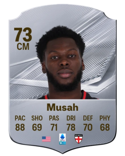 Musah 73 Silver CM FC 27 card