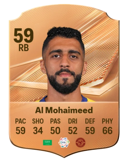 Al Mohaimeed 59 Common RB FC 26 card