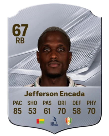 Jefferson Encada 67 Common RB FC 26 card