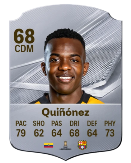 Quiñónez 68 Common CDM FC 26 card