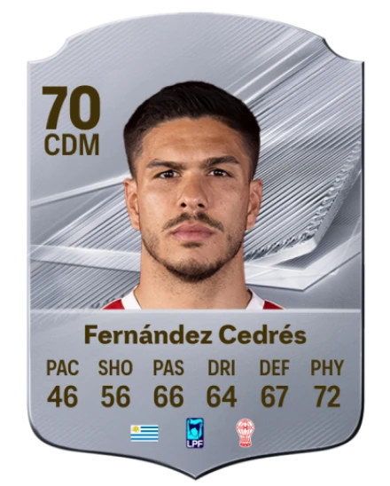 Fernández Cedrés 70 Silver CDM FC 27 card